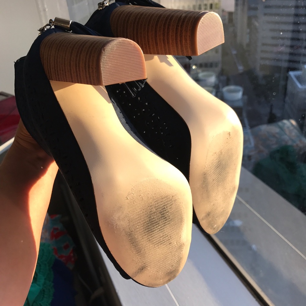 Navy Booties - Picture 4 of 4
